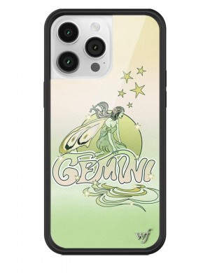 Wildflower Gemini Iphone 13 Mini Cases Blue USA | SXUK-54891