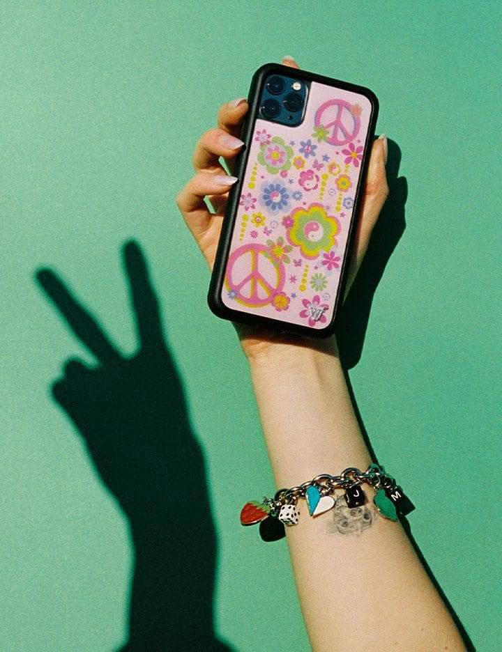Wildflower Peace N Luv Iphone 13 Pro Cases Pink  USA |  QHOV-63817